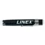 ELBA Linex Chalk Holder - Melns, 10 mm krīta diametrs, atsperes spiedpogas mehānisms, rievots satvēriens, uzpildāms, izturīga plastmasa, lietošanai klasē, birojā, mākslā, rūpniecībā