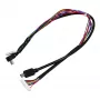 HP vadības paneļa kabelis 60cm Melns