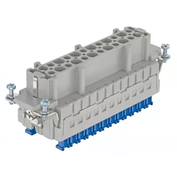 HARTING Han E® ES Press industriālā savienotāja ieliktnis, ligzda, 24 kontakti, 16A, 500V