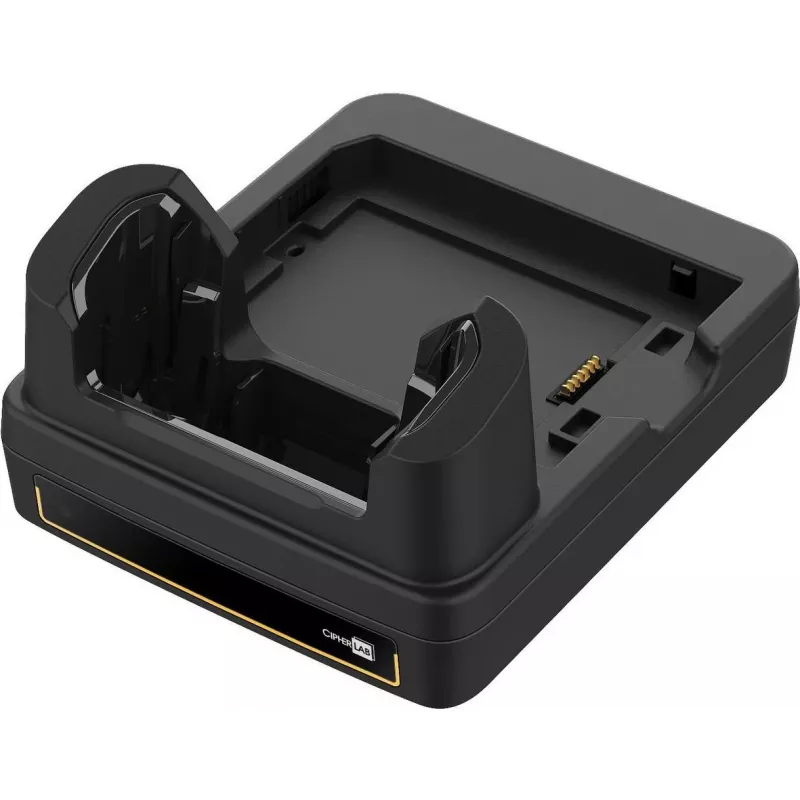CipherLab RS36 Single Slot Charging Cradle with DC to USB Cable, Black