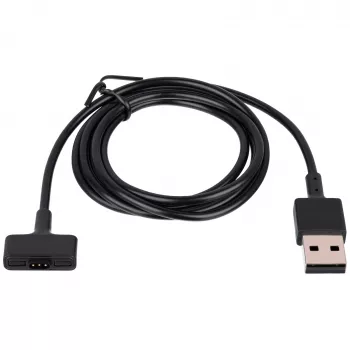 Akyga AK-SW-23 magnētisks USB uzlādes kabelis Fitbit Ionic, 1 m, melns