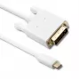 Qoltec USB 3.1 Type-C vīriešu uz DVI-D vīriešu adaptera kabelis 2m 4K