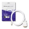 Qoltec USB 3.1 Type-C vīriešu uz DVI-D vīriešu adaptera kabelis 2m 4K