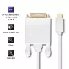 Qoltec USB 3.1 Type-C vīriešu uz DVI-D vīriešu adaptera kabelis 2m 4K