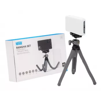 Newell Rangha Set LED RGB-W paneļa gaisma ar difuzoru un statīvu