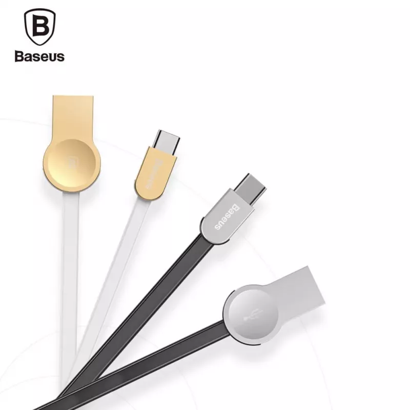 Baseus Keyble Cable (Zinc Alloy) USB-A to USB-C 1m White