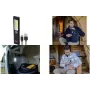 Brennenstuhl LED uzlādējama rokas lampa PL 200 AC, melna/pelēka, 200 lm, COB LED, USB-C, ar klipsi un magnētu