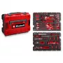 Einhell E-CASE 370570 80-daļīgs universāls instrumentu komplekts (sarkans/melns)