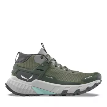 SALEWA Pedroc 2 Mid PTX Sieviešu ātrās pārgājienu apavi, Zaļš/Melns, UK 5.5