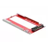DeLOCK U.2 uz M.3 / NF1 pārveidotājs – PCIe 4.0 NVMe adapteris, SFF-8639 uz SFF-8611/8612