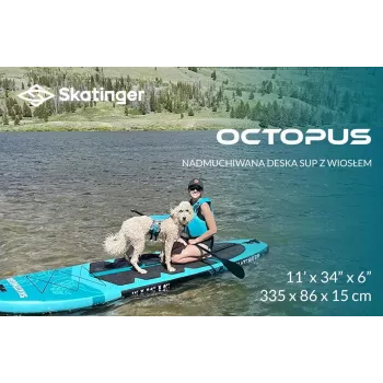SKT Octopus Inflatable SUP Board Allround 335x86x15 cm