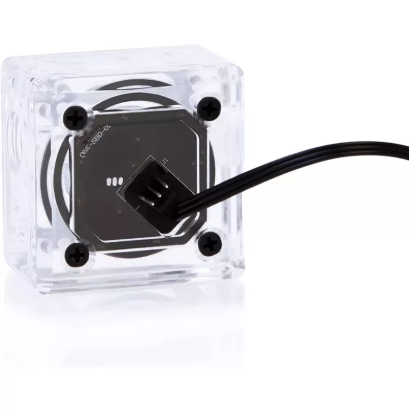 Alphacool Eisfluegel Aurora HighFlow plūsmas indikators ar tahometra signālu (caurspīdīgs)