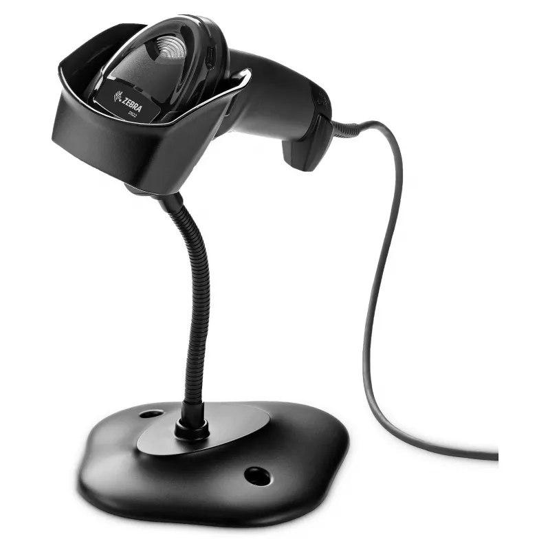 Zebra DS2208 rokas 1D/2D LED svītrkodu skeneris melns USB