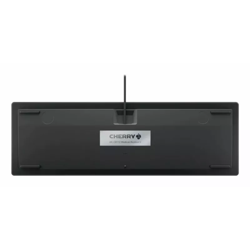 CHERRY Contour Design Active Key AK-C8112 pilna izmēra vadu USB šķērsslēdžu tastatūra QWERTY melna