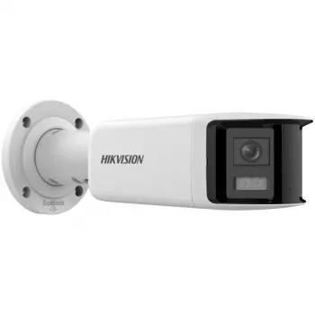 Hikvision DS-2CD2T47G2P-LSU/SL 4MP AcuSense āra bullet IP kamera ar 2.8mm objektīvu, balto gaismu, divvirzienu audio, strobe gaismu, PoE