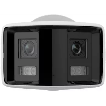 Hikvision DS-2CD2T47G2P-LSU/SL 4MP AcuSense āra bullet IP kamera ar 2.8mm objektīvu, balto gaismu, divvirzienu audio, strobe gaismu, PoE