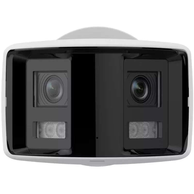Hikvision DS-2CD2T47G2P-LSU/SL 4MP AcuSense āra bullet IP kamera ar 2.8mm objektīvu, balto gaismu, divvirzienu audio, strobe gaismu, PoE