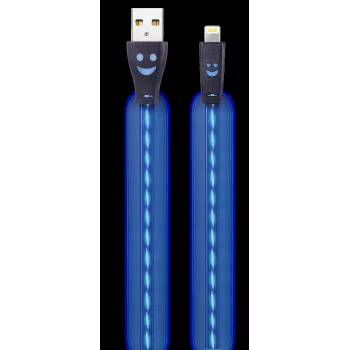 2GO 795536 USB-A uz Lightning kabelis 1 m zils