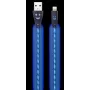 2GO 795536 USB-A uz Lightning kabelis 1 m zils