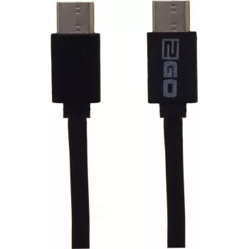 2GO 795849 USB kabelis 1 m USB 3.2 Gen 1 (3.1 Gen 1) USB C Melns