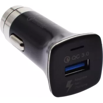 2GO 795955 Auto lādētājs mobilajām ierīcēm, melns