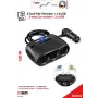 2GO 797256 Universāls auto lādētājs 12/24V 2.4A USB-A melns