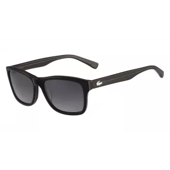 Lacoste Unisex kvadrātveida saulesbrilles L683SP melnas/pelēkas 55mm L683SP5516001