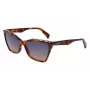LIU JO sieviešu saulesbrilles LJ796S-245 – Havana acetāta tauriņveida rāmis ar brūnām gradienta lēcām, 58/15/135 mm