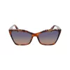 LIU JO sieviešu saulesbrilles LJ796S-245 – Havana acetāta tauriņveida rāmis ar brūnām gradienta lēcām, 58/15/135 mm