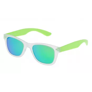 Police Childish SK03947Z69V Bērnu saulesbrilles - Melns acetāts, taisnstūris 47mm