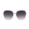 GUESS GF0407-21B Sieviešu saulesbrilles - 59mm plastmasas rāmis, UV400 aizsardzība