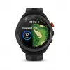 Garmin Approach S70 47mm Golf GPS viedpulkstenis – Melns/sarkans ar keramikas rāmi un melnu silikona siksnu