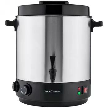 PROFI COOK Automātiskais konservēšanas katls un karsto dzērienu dozators PC-EKA 1283, nerūsējošā tērauda korpuss, 32 litri, bezpakāpju temperatūras kontrole - 1 gab. (501283)