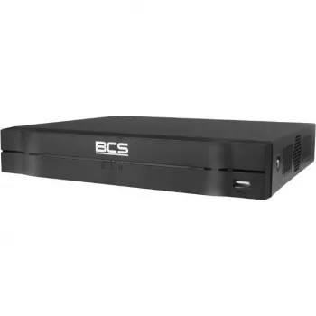 BCS 4-Channel IP Recorder BCS-L-NVR0401-4KE-4P(2L) with PoE, 8MP, H.265+
