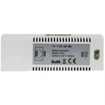 VIDOS 2IP K-IP-2 pārveidotājs VIDOS DUO 2-vadu domofonu sistēmai