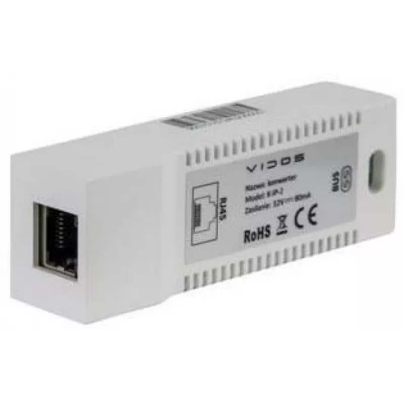VIDOS 2IP K-IP-2 pārveidotājs VIDOS DUO 2-vadu domofonu sistēmai