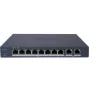 Hikvision DS-3E1510P-EI/M(B) LinkVu 10-Port Layer 2 Managed PoE Switch with 8 PoE Ports and 2 SFP Uplinks
