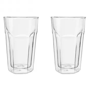 Leopold Vienna Latte Macchiato stikls 280 ml 2 komplektā, dubultsienu borosilikāta stikls