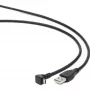 Gembird USB 2.0 kabelis USB-A uz Micro-USB-B 1,8m Melns 90 grādu leņķī