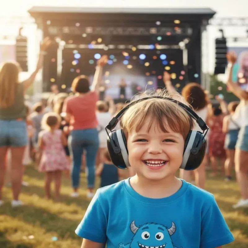 Momini Kids Noise-Reducing Earmuffs Milo Black