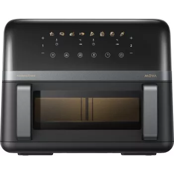 Mova FD20 Pro Aero Chef gaisa fritieris melns 9L divu zonu 2700W 40-230°C