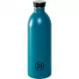 24Bottles Atlantic Bay 1000 ml Nerūsējošā tērauda ūdens pudele - Zila - Fitness Pārgājieni Sports
