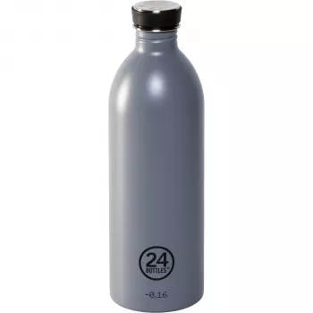 24Bottles Urban Bottle 1000 ml Formal Grey Nerūsējošā tērauda skrūvējams vāciņš
