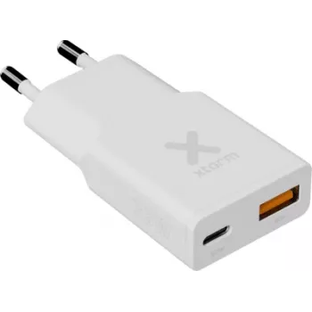 Xtorm Go2 Series SlimLine Wall Charger 25W 1x USB-C USB-A White