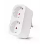 ENTAC Smart WiFi Double Socket Adapter ES-DSA-WIBLE, White, 2 Outlets, 3680W