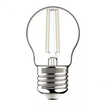 Avide LED spuldze balta kvēldiega mini globuss 4.5W E27 silta balta 2700K