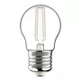 Avide LED spuldze balta kvēldiega mini globuss 4.5W E27 silta balta 2700K