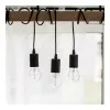 Avide LED spuldze balta kvēldiega mini globuss 6.5W E27 silta balta 2700K