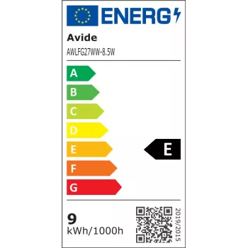 Avide LED Filament Globe Bulb 8.5W E27 Warm White 2700K