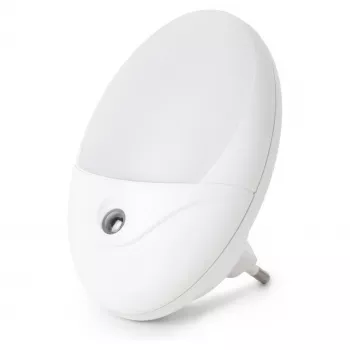 ENTAC Nakts gaisma 0.5W Ovāla Vēsi Baltā Baltā Krēslas sensors